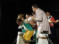 Němčice nad Hanou, Na štaci, Veselohra na mostě, Boleradická šešlost, 2003