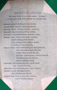 Jihlava, Klicpera, korespondence spolku, výbor spolku, 1930