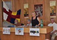 Miletín - Hronov, Sympozium 2010, 80JH, Muzeum, ref. Mgr. Lázňovská, předsednictvo