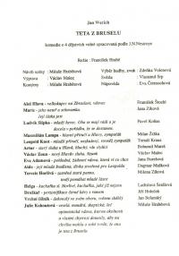 Broumy, Máj, Teta z Bruselu - program, 1994