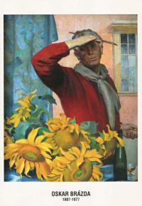 Oskar Brázda, autoportrét