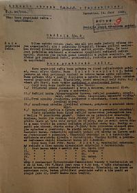 Pardubice, Spolek divadelních ochotníků, Korespondence, 1935