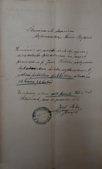 Velké a Malé Hlušice, Hasiči, Vodní družstvo, 1909