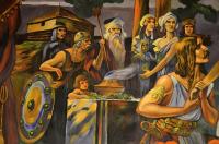 Činěves, Sokol, detail opony