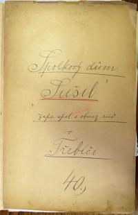 Třebíč, Sušil, dokumentace spolku, 1926 - 1949