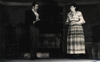 Oponešice, Ochotnické divadlo, Ženitba, 1953