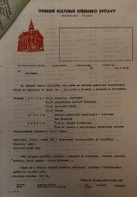 Svitavy, OKS, Praktická dramaturgie, 1990