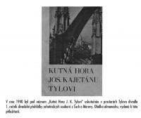 Kutná Hora, Tylova Kutná Hora, obálka almanachu, 1940