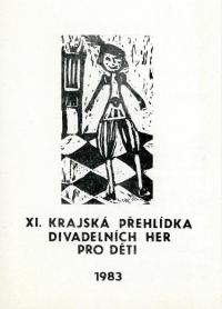 Rakovník, 11. KP činoherního divadla pro děti, programová brožura, 1983