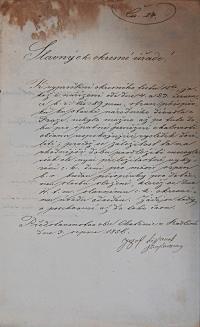 Chrudim, Státní okresní archiv, nejstarší doklady o spolkové činnosti, 1856