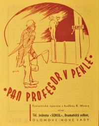 Olomouc-Nové Sady, Dramatický odbor TJ Sokol, Pan profesor v pekle - program, 1941