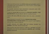 Lysá nad Labem, výstava DIVADLO JE PODIVUHODNÁ VĚC..., výstavní panel, 2018