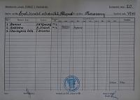 Pardubice, Mitlöhnerův okresek ÚMDOČ, Kartotéka činnosti spolků, 1949