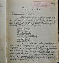 Pardubice, Studentské divadelní sdružení, Kniha zápisů, 1918 - 1920