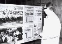 Lázně Toušeň, Sokol, E.Haken na výstavě, 1983