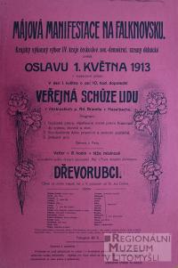 Haselbach, Sociálně demokratická strana dělnická, Dřevorubci - plakát, 1904