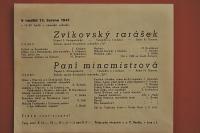 Lysá nad Labem, výstava DIVADLO JE PODIVUHODNÁ VĚC..., výstavní panel, 2018