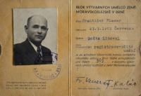 František Flasar, legitimace malíře