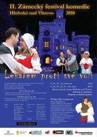 Hluboká nad Vltavou, Kulturní společnost Alta, Lékařem proti své vůli – plakát, 2010