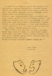 Nymburk, Kulturní informace OKS, březen 1977