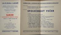 Náchod, Jiráskův okrsek, Sjezd ochotnictva Jiráskova kraje - program, 1939