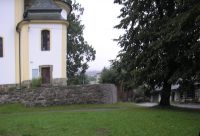 Zásada, pašije, prostor před kostelem