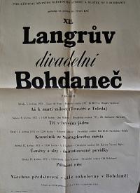 Sezemice, Spolek divadelních ochotníků, plakáty