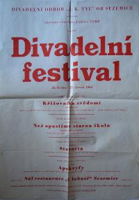 Sezemice, Spolek divadelních ochotníků, plakáty