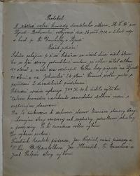 Újezd, SDO, Zápisy ze schůzí, 1920 - 1923