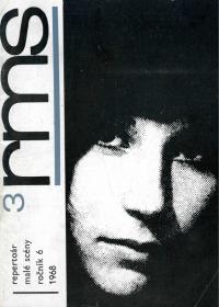 Repertoár malé scény, titulní strana, 1968/3