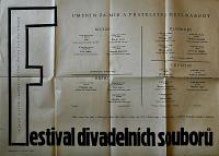 Choltice, Festival divadelních souborů - plakát, 1960