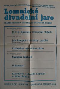 Hradec Králové, Krajské kulturní středisko, Impuls, Lomnice nad Popelkou, KP Lomnické divadelní jaro, 1990