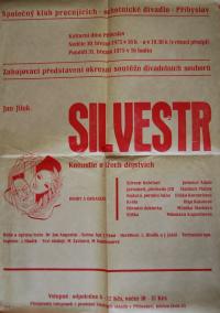 Přibyslav, SKP, Silvestr - plakát, 1975