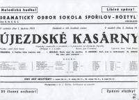 Praha-Spořilov, Sokol, Újezdské kasárny - plakát, 1933