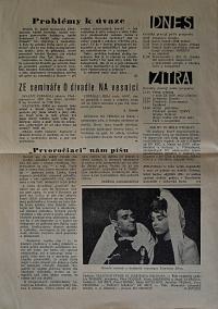 Sezemice, Spolek divadelních ochotníků, plakáty