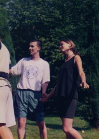 Hronov, CP Jiráskův Hronov, předváděčka semináře Silvestera Lavríka, 1997