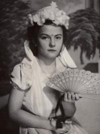 Bílá Třemešná, školní soubor, Zkoušky čerta Belínka, 1960