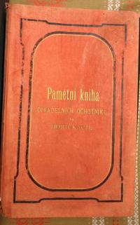 Hořičky, Pamětní kniha div. ochotníků, tit.strana