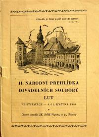 Svitavy, Národní přehlídka divadelních souborů - program, 1956