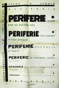 Třebíč, České studio, Periferie - plakát, 1925