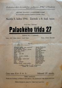 Třebíč, Tyl, Palackého třída 27., 1941