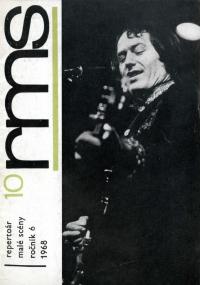 Repertoár malé scény, titulní strana, 1968/10