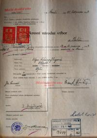 Třebíč, Okresní národní výbor, povolování představení, 1947