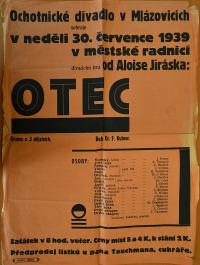 Mlázovice, SDO, Otec - plakát, 1939