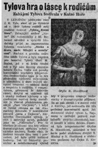 Mladá Boleslav, Kolár - recenze 1951-1961, Matka a dcera, 1958