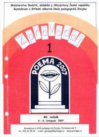Znojmo, 40. Pedagogická poema, zpravodaj, 2007, č. 1, titl. str.