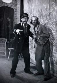 Praha-Kobylisy, Lidové divadlo, Ostrov Milování, 1943