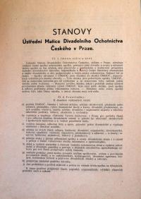 Praha, ÚMDOČ, stanovy, 1934