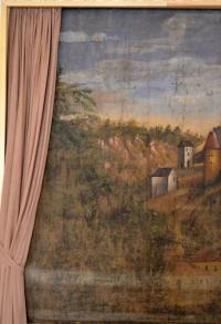 Bystřec, detail opony