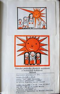 Mělník, NP děti recitace, 1989